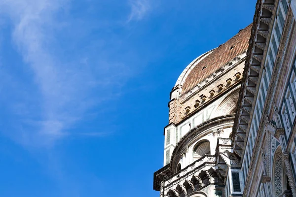 Florencja Włochy Romantyczna Kolorowa Katedra Zwana Także Duomo Firenze Zbudowana — Zdjęcie stockowe