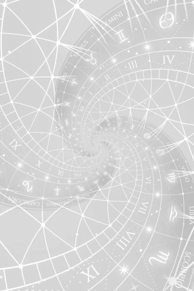 Αστρολογία Και Αλχημεία Σύμβολο Εικονογράφηση Φόντου Λευκό — Φωτογραφία Αρχείου