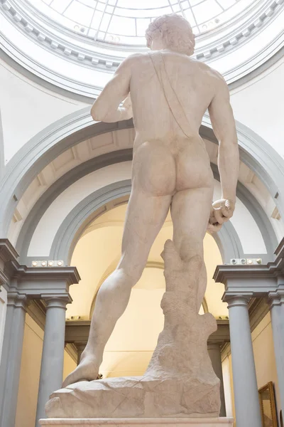 Florens Italien Cirka Augusti 2021 David Skulptur Michelangelo Buonarroti Renässansens — Stockfoto
