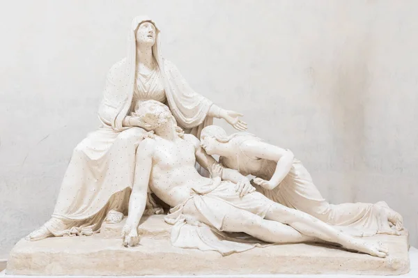 Possagno Italy August 2022 Antonio Canova Sculpture Lamentation Dead Christ — Fotografia de Stock