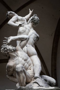 Proserpina Tecavüzü, Rönesans Heykeli Giambologna, Floransa, İtalya