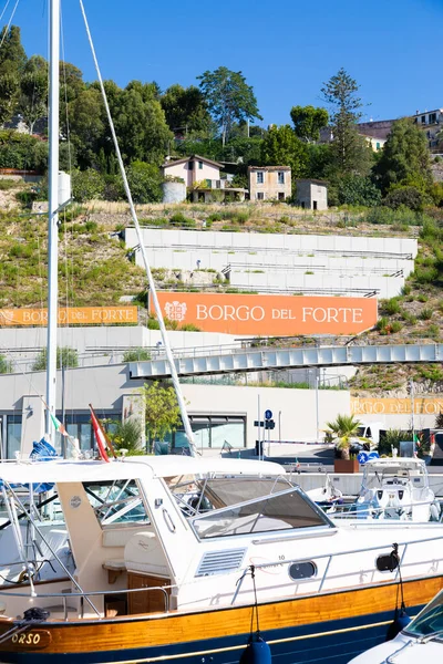 Ventimiglia Італія Серпень 2022 Порт Cala Del Forte Абсолютно Нова — стокове фото