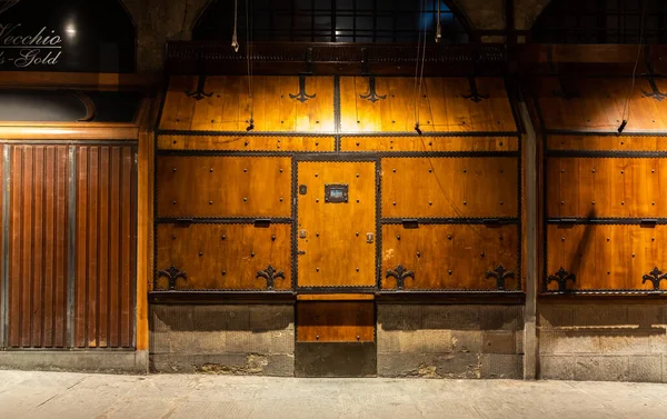 Puerta Antigua Vintage Concepto Seguridad Seguridad Secreto Privacidad Protección — Foto de Stock