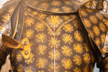 Antique armour. Concept for security, safety and fantasy