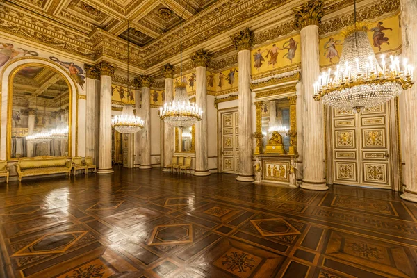 Turin Italie Vers Janvier 2022 Intérieur Romantique Une Ancienne Salle — Photo