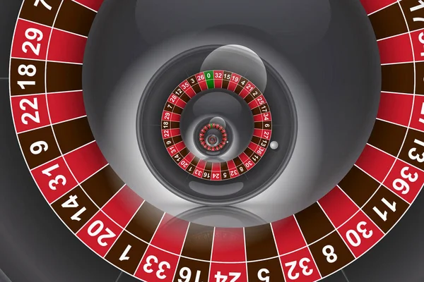 Illustration Fond Roulette Concept Casino Divertissement Fortune — Photo