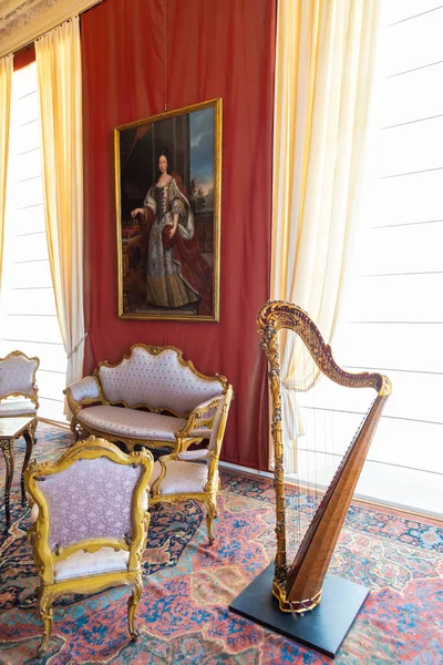 Venaria Reale Italy February 2023 Luxury Interior Old Royal Palace — Fotografia de Stock