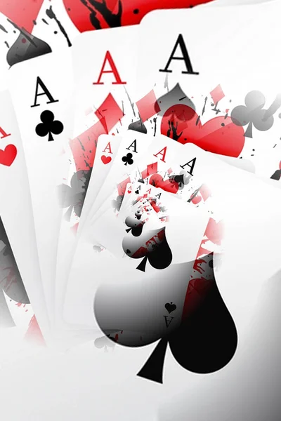 Illustration Background Casino Elements Concept Betting Gamble Game — Stock Photo, Image