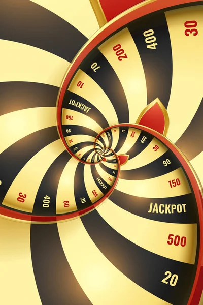 Jackpot Szerencse Kerék Háttér Illusztráció Kockázat Szerencse Szerencsejáték Fogalma — Stock Fotó