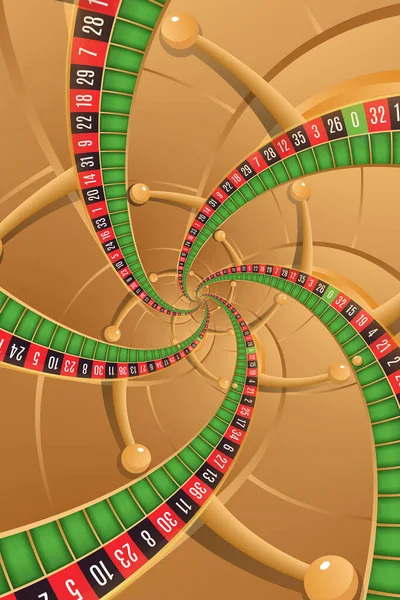 Roulette Hintergrund Illustration Konzept Für Casino Unterhaltung Vermögen — Stockfoto