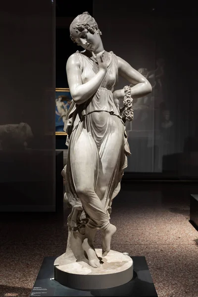 イタリアのバッサーノ グラッパ 英語版 2022年12月 アントニオ カノーヴァ 英語版 1814年 古典的な彫像 ローマの美しさ — ストック写真