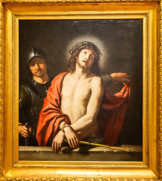 Turim Itália Maio 2023 Ecce Homo Guercino 1659 Jesus Cristo — Fotografia de Stock