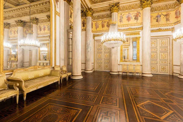 Turín Italia Abril 2023 Salón Del Palacio Real Lujo Elegante —  Fotos de Stock