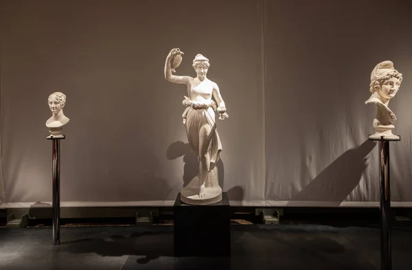 Bassano Del Grappa Itálie Prosince 2023 Interiér Muzea Klasického Umění — Stock fotografie