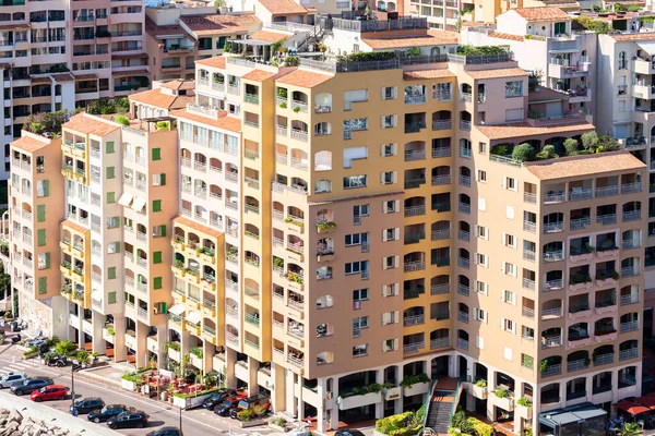 Monte Carlo Monaco Agosto 2022 Dettaglio Immobili Lusso Edificio Residenziale — Foto Stock