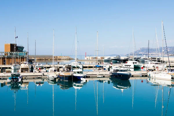 Ventimiglia Italien August 2022 Der Hafen Von Cala Del Forte — Stockfoto