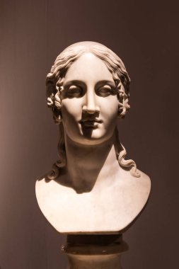 Bassano del Grappa, Italy - January 2023: antique sculpture by Antonio Canova - museum collection
