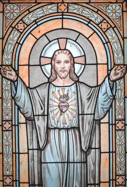 Jezus Christus Licht Symbool Van Liefde Geloof Vrede Geestelijke Opstanding — Stockfoto