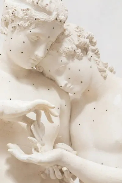 Possagno Italië Juni 2023 Cupido Psyche Standbeeld Van Beeldhouwer Antonio Stockafbeelding