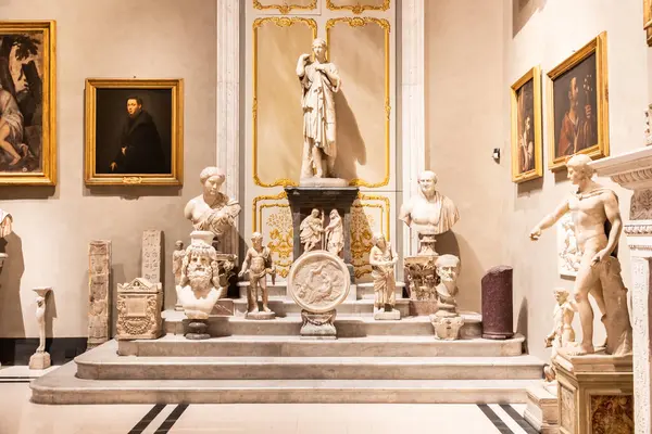 Roma Itália Dezembro 2023 Palácio Doria Pamphilj Antigo Museu Arte Fotos De Bancos De Imagens