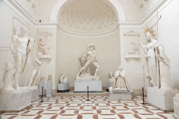 Possagno Italië Juni 2022 Antonio Canova Museum Galerij Interieur Met Rechtenvrije Stockfoto's