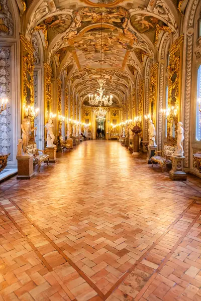 Roma Dicembre 2023 Galleria Doria Pamphilj Palazzo Lusso Del Xvi Foto Stock Royalty Free