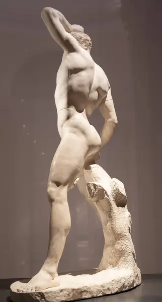 Бассано Дель Граппа Италия Декабря 2023 Года Скульптура Крейганте Антонио Стоковое Изображение