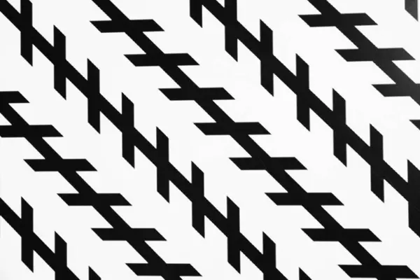 Горизонтальный Фон Оптической Иллюзии Абстрактные Кривые Геометрический Эффект Черное Белое Лицензионные Стоковые Фото