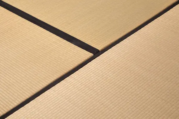 畳の背景 日本のオリジナルマット ヴィンテージデザイン 伝統的な禅文化 ストックフォト