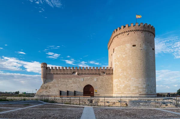 Arevalo Spanien Oktober 2022 Weitwinkelaufnahme Des Berühmten Schlosses Castillo Arevalo — Stockfoto