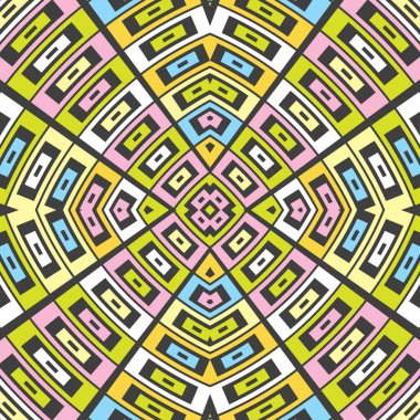 Abstract geometric background with concentric polygons