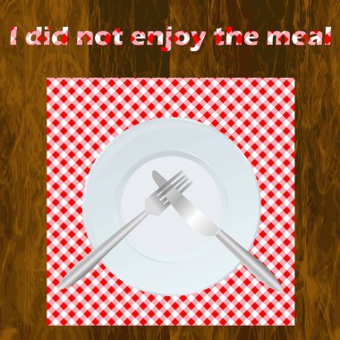 Yemek adabını pek sevemedim.