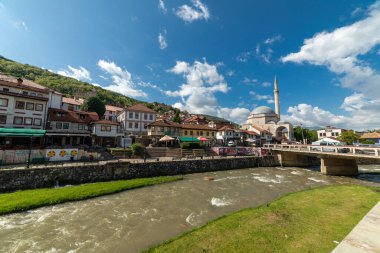 Prizren ve Bistrica Nehri Panoraması, Kosova ve Sırbistan