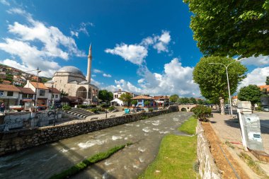 Prizren ve Bistrica Nehri Panoraması, Kosova ve Sırbistan