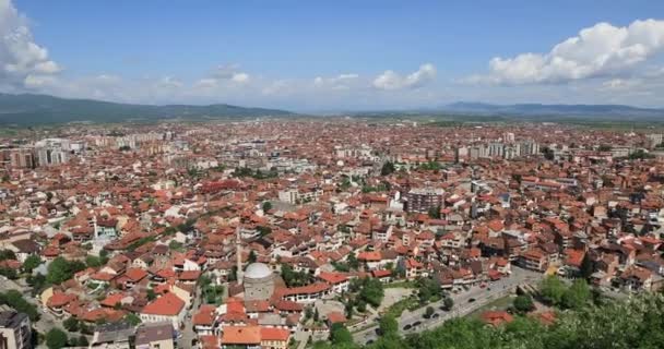Панорама Призрена Косово Сербия — стоковое видео