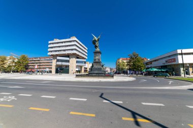 Lazarica Kilisesi, Krusevac, Sırbistan. Lazarica, Krusevac 'ta Prens Lazar tarafından inşa edilen Aziz Birinci Stephen' a adanmış olan kilisenin popüler adıdır.