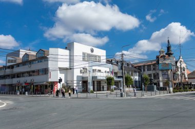 Surcin, Sırbistan - 01 Eylül 2023: Surin belediyesinin merkezi