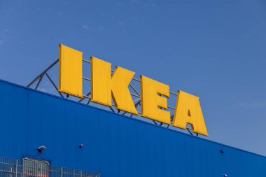 Belgrad, Sırbistan - 5 Ekim 2023: Belgrad, Sırbistan 'da IKEA mağazası