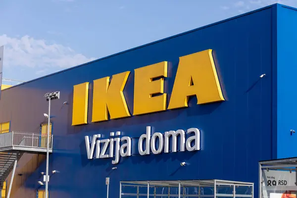 Белград Сербія Жовтня 2023 Року Магазин Ikea Белграді Сербія — стокове фото