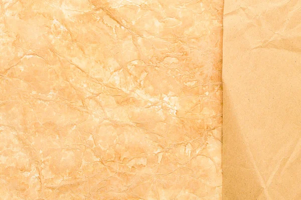 Két Barna Árnyalatú Csíkos Papír Absztrakt Textúrája Üres Tiszta Háttérrel — Stock Fotó