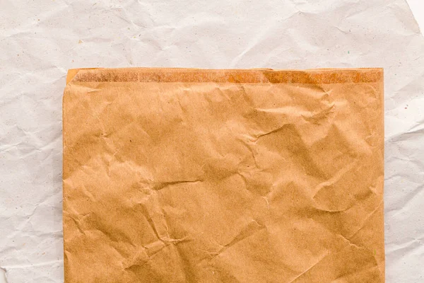 Boş Saf Arkaplanlar Için Iki Kahverengi Tondan Oluşan Çizgili Kağıdın — Stok fotoğraf