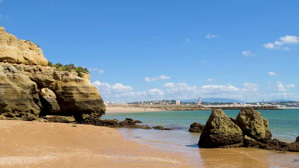 Beach Batata Lagos Algarve Portugal — Stock Photo, Image