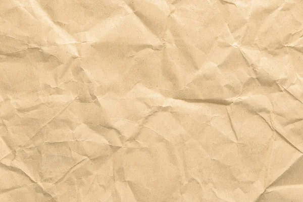 Brązowe Zmarszczki Recyklingu Papieru Tło Tekstury — Zdjęcie stockowe