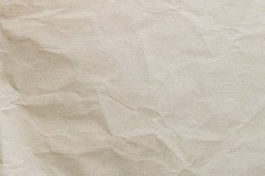 Kahverengi kırışıklık geri dönüşüm kağıdı arkaplan dokusu.