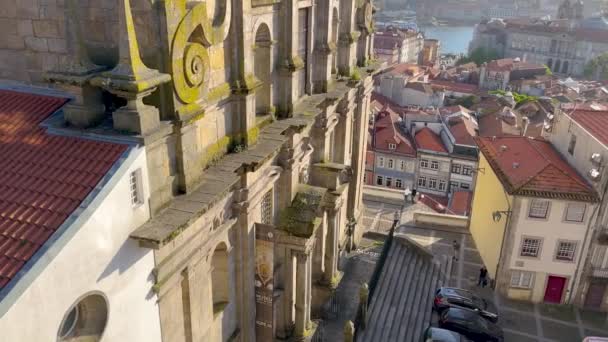 Porto Portogallo Circa Aprile 2023 Veduta Della Facciata Del Convento — Video Stock