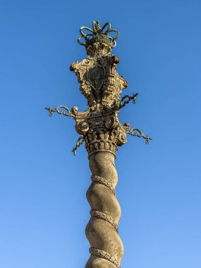 Porto Anıtı Porto Pillory 'nin Ayrıntıları, Porto Portekiz.