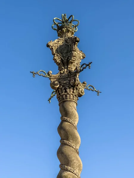 Dettaglio Del Monumento Porto Pillory Porto Oporto Portogallo — Foto Stock