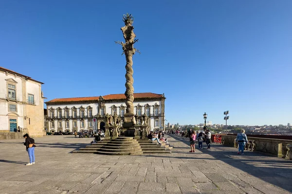 Porto Portugal Circa Abril 2023 Vista Catedral Oporto Monumento Pillory — Foto de Stock