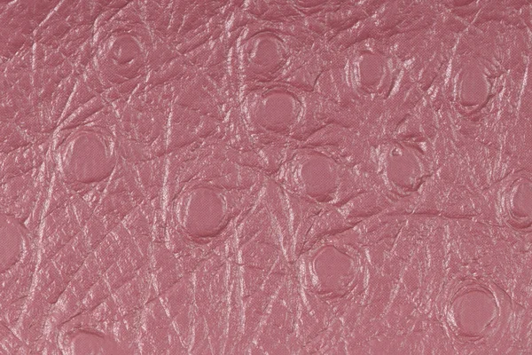 Pink Leather Texture Closeup Detailed Background — Stock Photo, Image