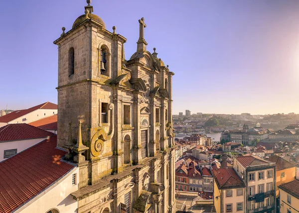 Порто Портгалия Кирка Апрель 2023 Вид Фасад Конвенто Дус Грилуш — стоковое фото